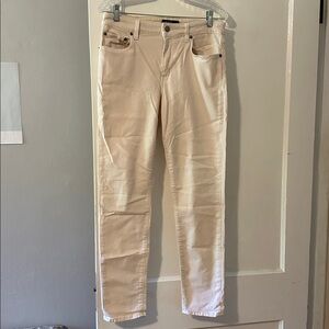 Lauren Ralph Lauren Light Beige Straight Leg Jeans, Size 10